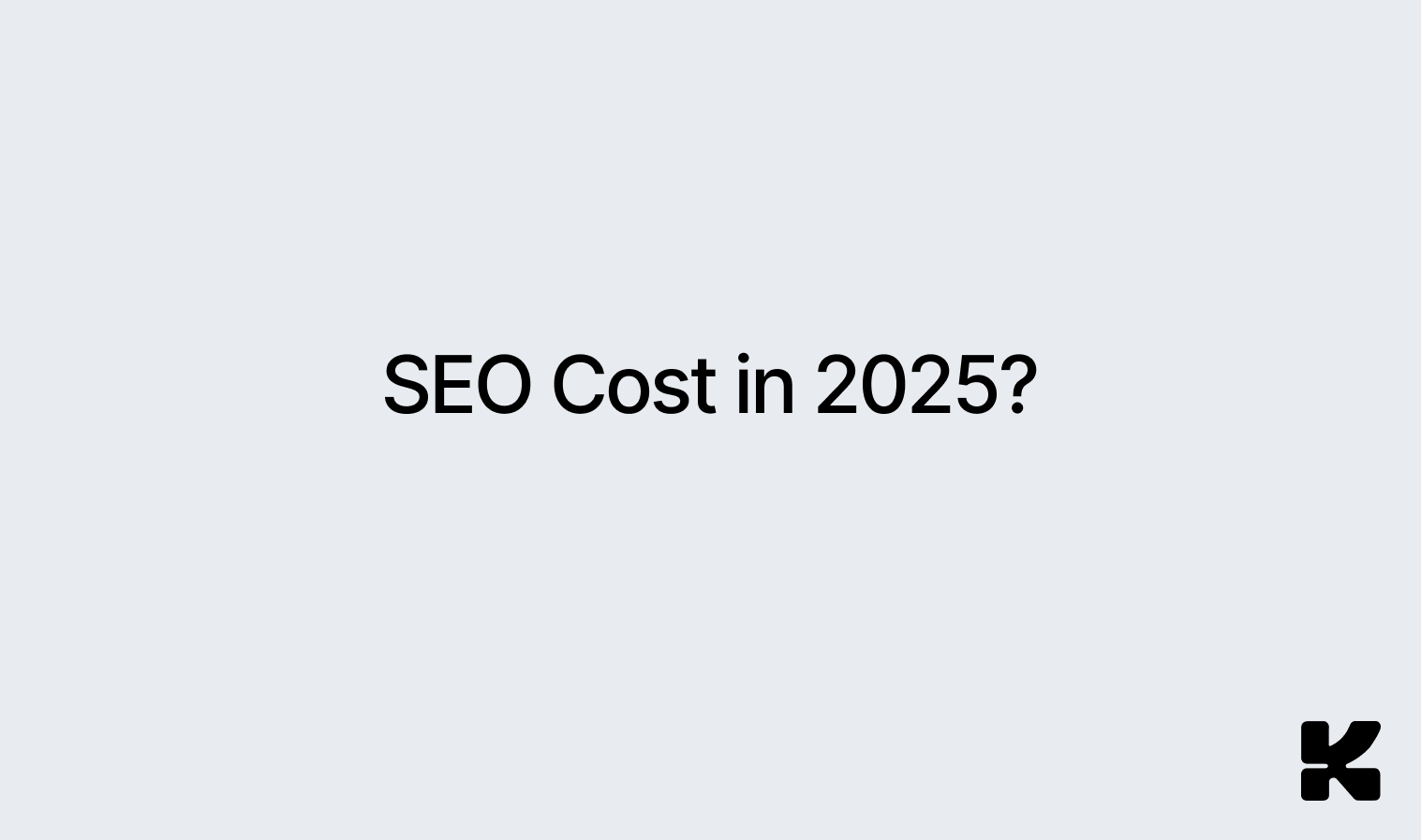 SEO cost