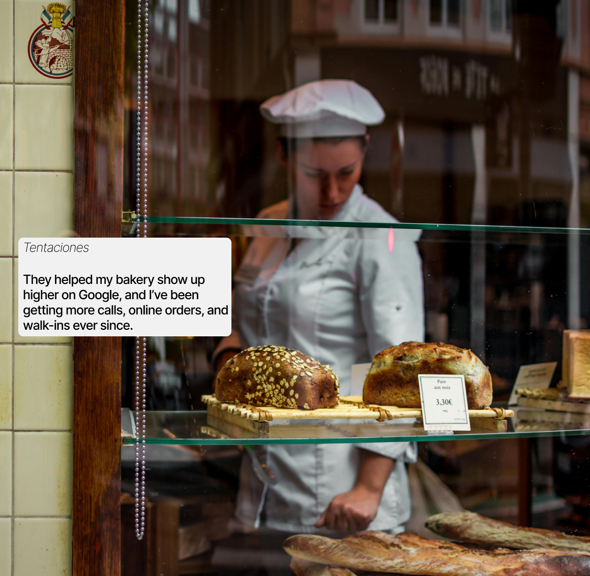 how we helped a bakery to show online